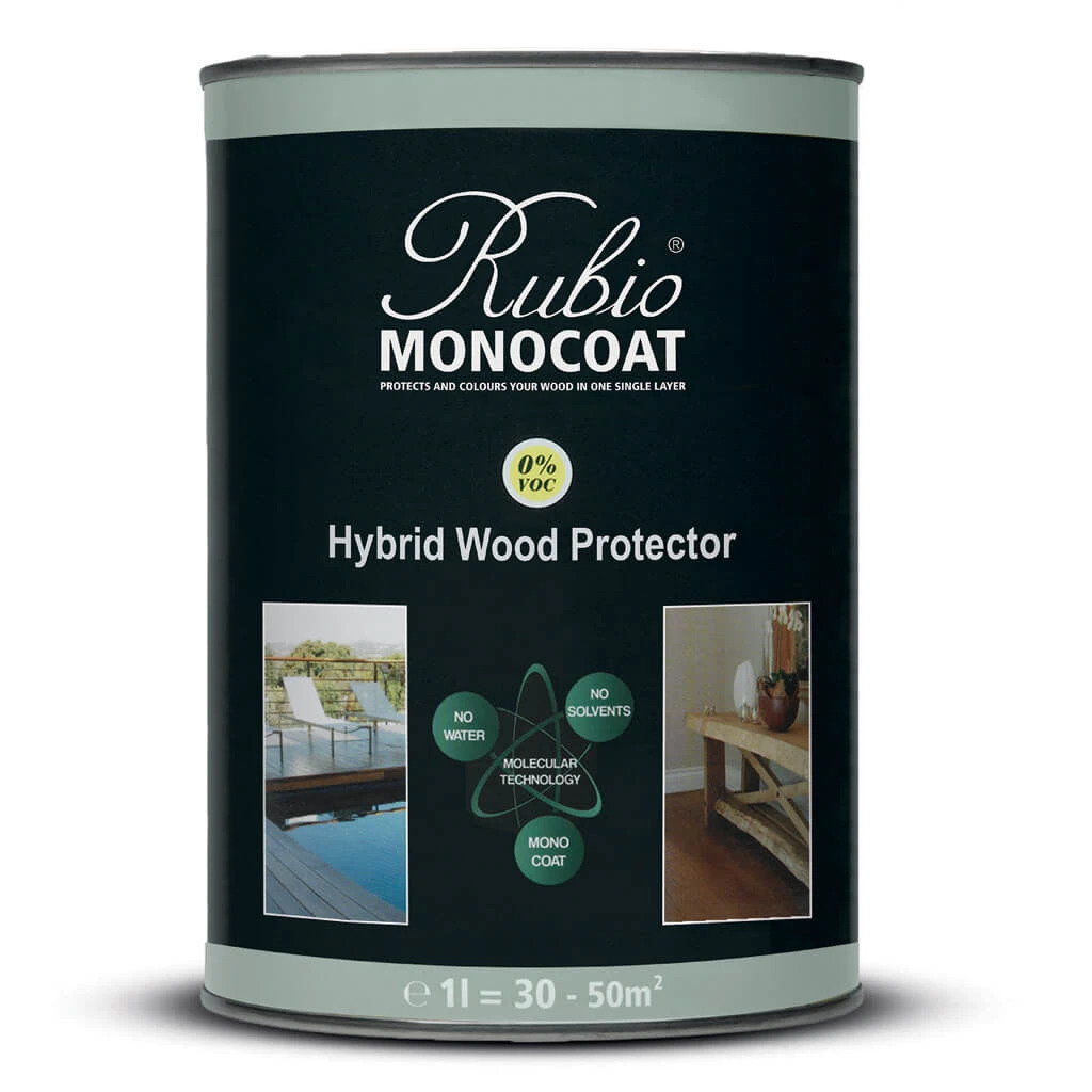 dầu lau gỗ ngoài trời rubio monocoat Hybrid Wood Protector