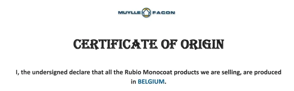 Nguồn gốc xuất xứ (“Certificate of Original”, hay còn gọi là “CO”)