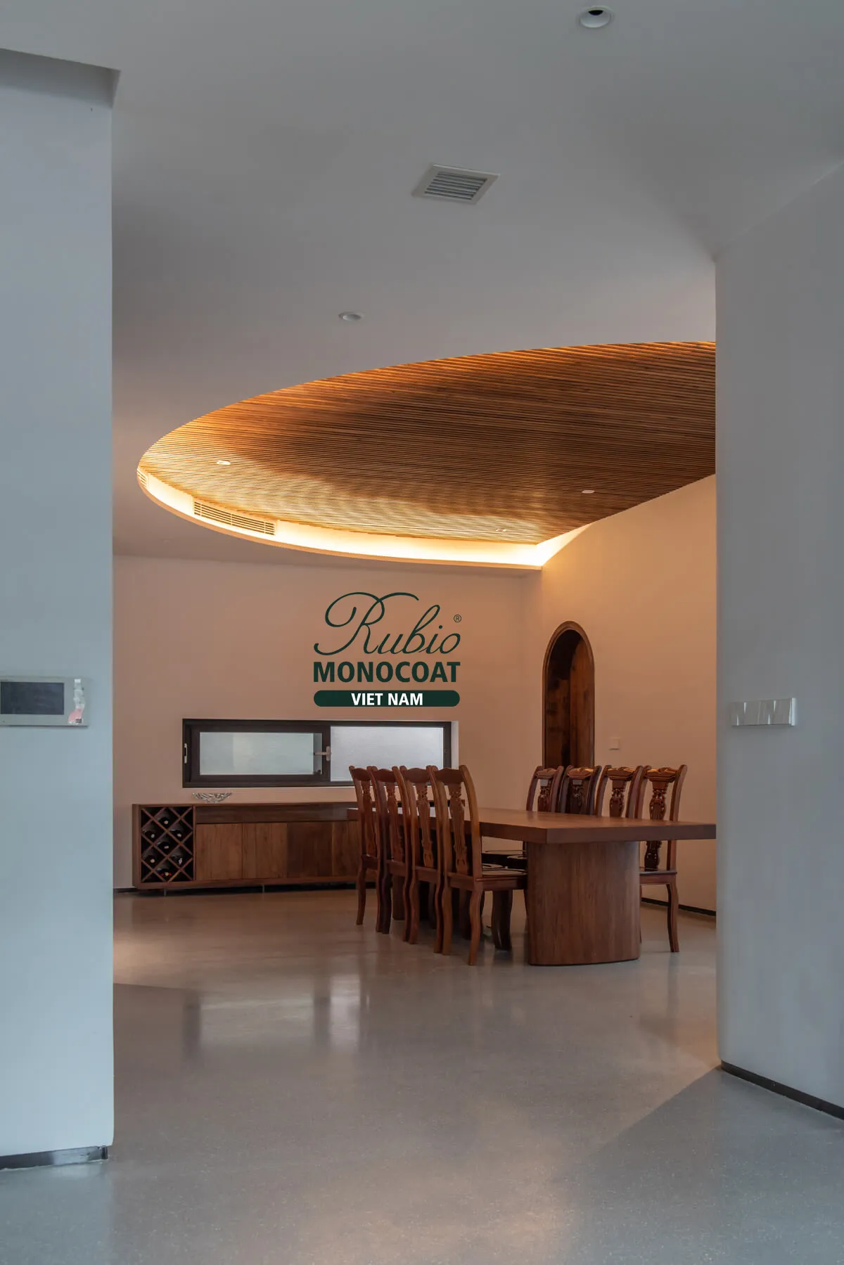 dầu lau gỗ nội thất 2C Pure x gỗ Óc chó 10