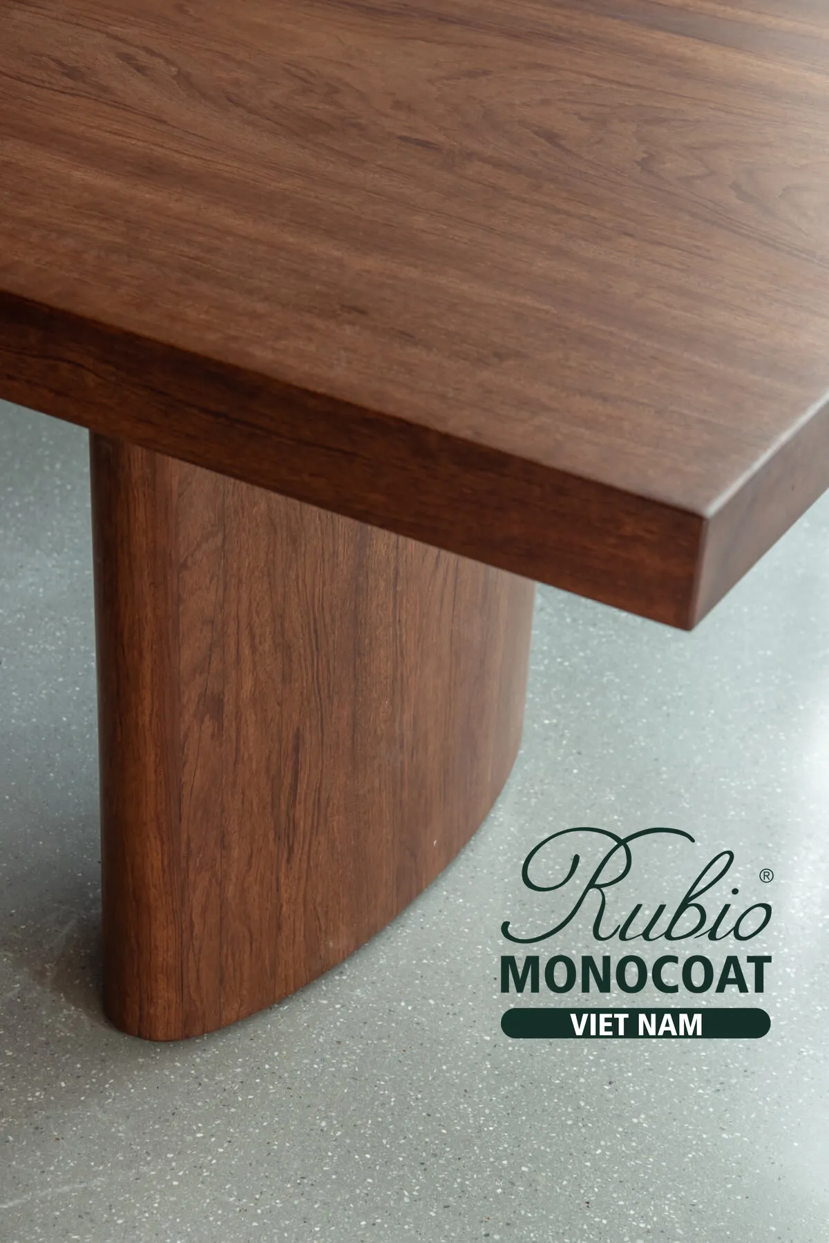 dầu lau gỗ nội thất 2C Pure x gỗ Óc chó 10