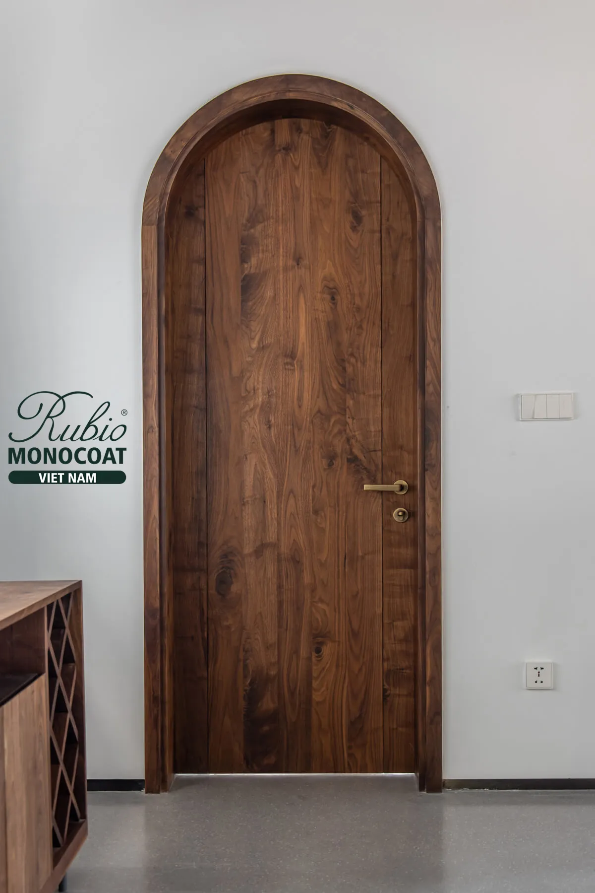 dầu lau gỗ nội thất 2C Pure x gỗ Óc chó 10