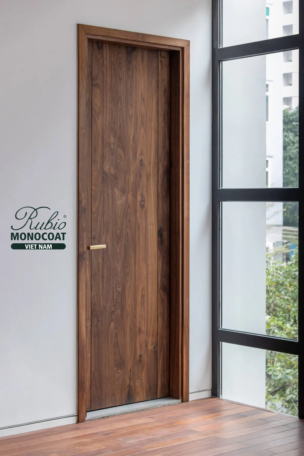 dầu lau gỗ nội thất 2C Pure x gỗ Óc chó 10