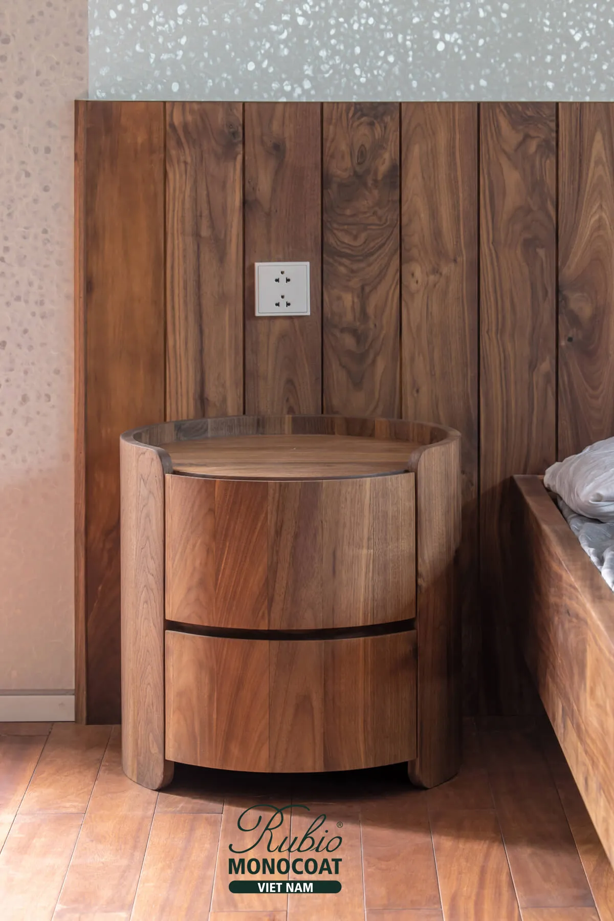 dầu lau gỗ nội thất 2C Pure x gỗ Óc chó 10