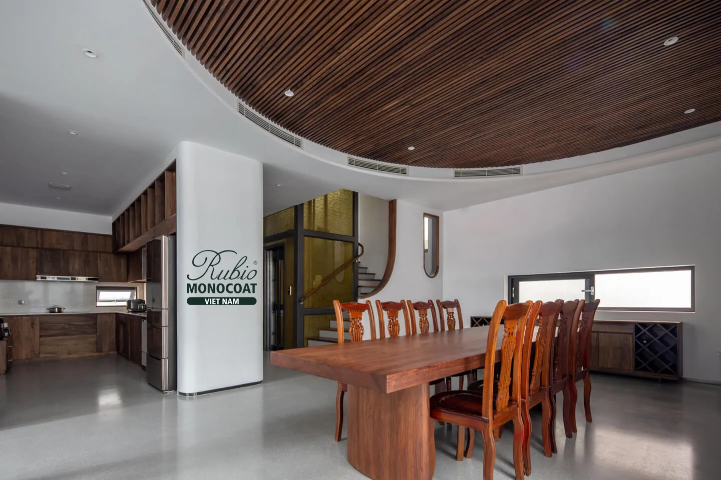 dầu lau gỗ nội thất 2C Pure x gỗ Óc chó 10