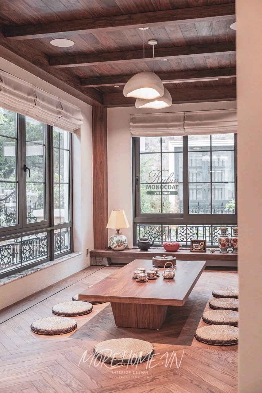 Vista Lago - dầu lau gỗ 2C Walnut x Smoke Brown x Chocolate