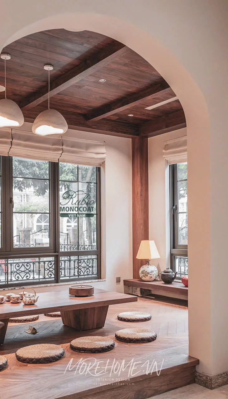 Vista Lago - dầu lau gỗ 2C Walnut x Smoke Brown x Chocolate