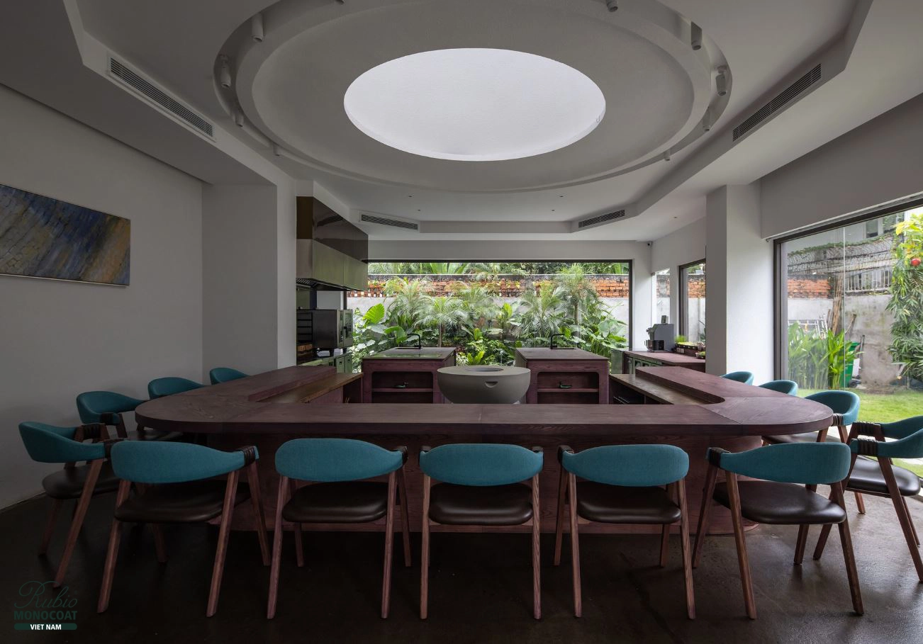 Ciel Dining Omakase - dầu lau gỗ nội thất