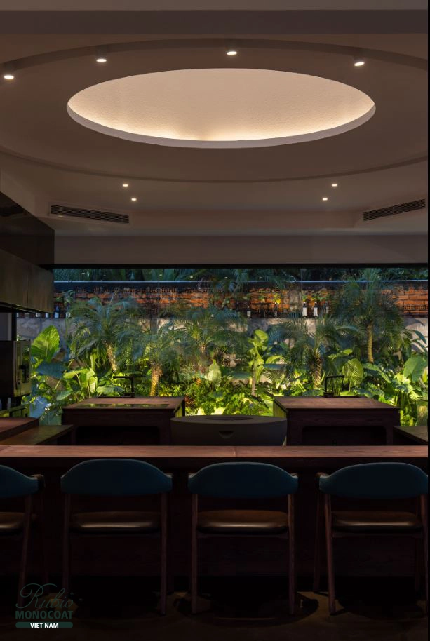 Ciel Dining Omakase - dầu lau gỗ nội thất 16