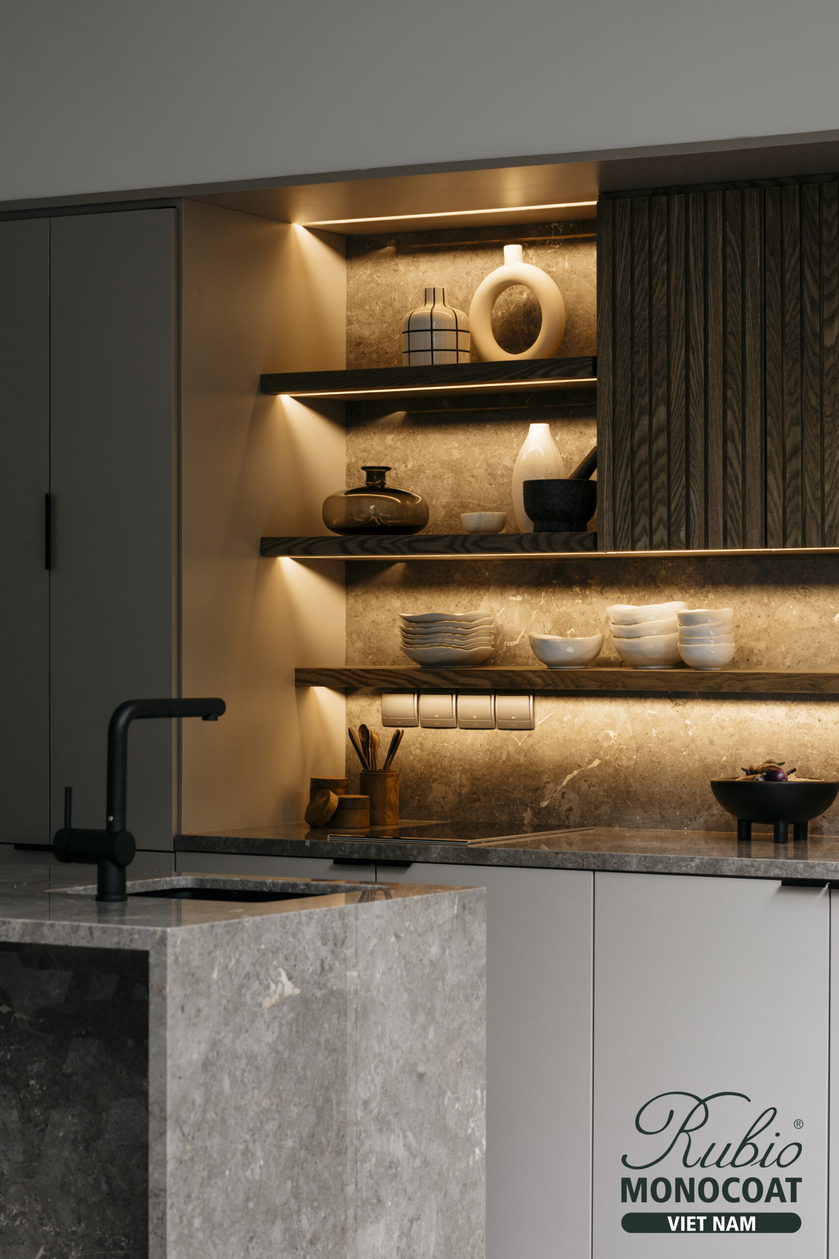 căn hộ The Buckley - dầu lau gỗ nội thất