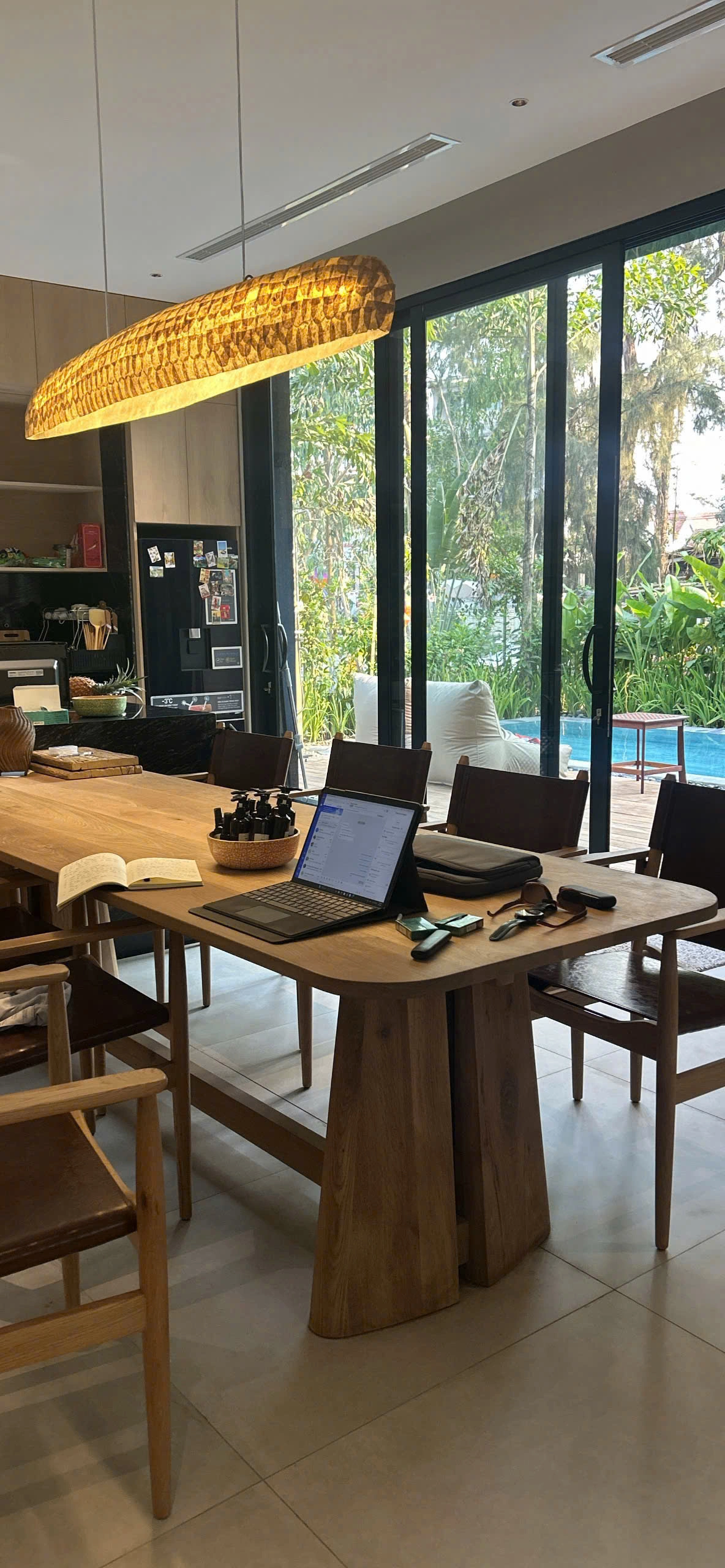 dầu lau gỗ villa an bàng